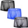 YAHWULAI - Boxer da uomo, biancheria intima per uomini, trasparenti, comodi e delicati sulla pelle senza etichetta, M