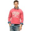 Superdry Felpa Uomo Regular Fit Girocollo Vintage Wash con Stampa Colore Rosa Taglia S