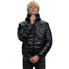 Blauer GIACCA IN PIUMINO ONDULATO NERO WAVE Tg XXL