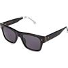 Lozza Unisex SL4264 Sunglasses, Black (Shiny Black), One Size