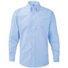 Russell Athletic Russell - Camicia Manica Lunga Classica - Uomo (Collo 47cm, Petto 117-122cm) (Blu Oxford)