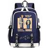 Charous Anime Sasaki e Miyano Blu Oxford Panno Cartoon Zaino Scuola College Bag Utilizzato per fan Manga Cosplay Regalo, Blu 3, Taglia unica