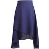 WJIAYAO Gonnellino Danza Classica Donna Gonna da Balletto Donna Gonna Lunga in Chiffon Avvolgente for Adulti Tutu da Balletto con Lacci Gonna da Skate Ballerina da Ballo(Dark Blue)
