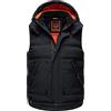 STONE HARBOUR Gilet trapuntato invernale da uomo B737, blu navy, L