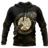 WDBAYXH Norvegese Albero della Vita Pullover Viking Compass Hoody Uomo con Cappuccio, 3D Stampa Zip Felpa con Cappuccio Giacca, Viking Pagan Vintage Manica Lunga Streetwear Felpa