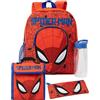 Marvel Red Bagagli, Rosso, Taglia Unica (Pacco da 4) Bambini e Ragazzi