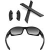 ToughAsNails Kit di ricambio in gomma per gommini auricolari e naselli per occhiali da sole Oakley Straight Jacket 2007, Taglia unica