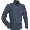 Navigare Giacca da camera in caldo Pile tutta aperta con ZIP colore Blu 140973 (M)