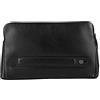 Bediffer Smart Portafoglio uomo in pelle con cerniera, sicurezza delle impronte digitali, funzione antifurto, borsa in nero realizzato in pelle bovina superiore, serrature e accessori