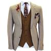Qrkoda Uomo Blazer Pied de Poule Giacca da Abito a Due Bottoni Cappotto da Cerimonia Formale