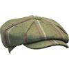 WALKER AND HAWKES - Cappello Derby da Donna in Tweed Charlotte Baker Boy - Striscia Rosa - M/L (58/59cm)