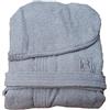 hermet Laura Biagiotti - Accappatoio Donna Spugna con Cappuccio | Tg. XL| Accappatoio Adulti Donna in Morbida Spugna di Cotone con Logo Ricamato