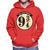 All+Every Harry Potter Platform Nine And Three Quarters Men's Hooded Sweatshirt