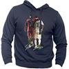 Generico Felpa con Cappuccio Calcio Cristiano 7 Campioni Bomber - Hoodie Sport Giocatori dei Record Gol (Nero, M)