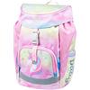 Baagl Zaino da scuola per ragazzi e ragazze di prima elementare zaino da scuola ultraleggero zaino per la scuola per bambini borsa per la scuola primaria, Unicorno arcobaleno., 24 × 36 × 20 cm