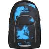 Coocazoo Mate - Zaino per la scuola, ergonomico, regolabile in altezza e dimensione, con cintura toracica e cintura in vita, Mystic Clouds - Nero/Blu, Mystic Clouds