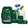ergobag maxi set Set di 6 pezzi, zaino scolastico, cartella ergonomica, ideale per bambini grandi a partire dalla prima elementare Beartastic - Verde