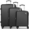 Check in CHECK.IN Paradise 2.0 Parent, Nero , Kofferset + (3-teilig), Bagaglio rigido