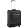 Roncato CROSSLITE Trolley bagaglio a mano 2 ruote 55x40x20/23 cm Espandibile - Nero