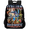 Generic Zaino per bambini Tralalerotralala, borsa da scuola con tasca frontale per animali italiani Brainrot AI per ragazzi e ragazze,Style 2