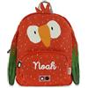 upstitch studio, Trixie - Zaino per bambini personalizzabile con nome ricamato, motivo pappagallo, piccolo (pappagallo, zaino Small)
