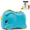 M MOLTO MOLTO | Valigia per bambino smiler blu + thermo 500 ml | bagagli a mano | giocattoli educativi