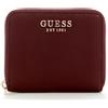 GUESS portafoglio Laurel II SLG Small Zip Around Wallet Wine bordeaux