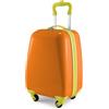 Hauptstadtkoffer - Bagaglio per bambini, valigia per bambini, valigia rigida, bagaglio a mano per bambini ABS/PC,, Colore: arancione., m