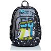 Seven Zaino ADVANCED, Doppio Scomparto, Supporto USB, Tasca porta laptop, Per ragazzi e ragazze, Scuola e tempo libero