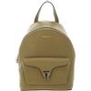 Coccinelle Pelle zaino per il tempo libero Beat Generatio Backpack Seagrass cachi