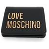 Love Moschino Portafoglio donna libretto in ecopelle rosso AS24MO02 JC5612 NERO