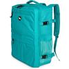 Hauptstadtkoffer blnbag M6 - Zaino da viaggio da viaggio, 55 x 40 x 20 cm, con scomparto per laptop, aereo, robusto, capacità max. 44 l, verde acqua, 55x40x20 cm, Rucksack