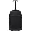 VELATEMOR Zaino con Ruote Sottovuoto, Zaino da Viaggio Resistente All'acqua di Grande capacità e Silenzioso con Ruote, Blocco Password Antifurto per le Imprese (BLACK)
