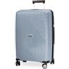 Hauptstadtkoffer TXL Valigia Rigida Media 66 cm, Serratura TSA, Valigia da Viaggio in Polipropilene, Trolley 4 Ruote, Leggera 2,8 kg, Espandibile 73L, Iceblue