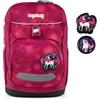 ergobag flex zaino per la scuola elementare, flessibile, ergonomico, leggero, 23 litri, per bambine e bambini Bearicorn - Bacche