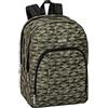 COMIX , Zaino Organizzato Allover Geometric Unisex Bambini E Ragazzi, Verde (Green), Taglia unica, 67124