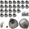 AOOSU Tappi Auricolari Per Apparecchi Acustici, Copriauricolari Per Apparecchi Acustici In Silicone, Punte Auricolari Di Ricambio Per Apparecchi Acustici Per Phonak, Resound, Oticon e Altri