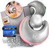 JvF Beauty Massaggiatore per il viso Cryo Terapia, strumento per modellare il viso con funzione di raffreddamento, per il viso, Cryo facciale, anti-rughe, colore: rosa