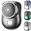 HIDRUO Mini Shaver Portable Electric Shaver, Pocket Portable Electric Shave, Usb Mini Shaver Electric Razor for Men, Type C Waterproof Rechargeable Wet and Dry Mens Razor (Black)