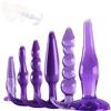 Ncurylaqv A1C- Giocattoli in Silicone Viola da 6 Pezzi, Adatti per Camera da Letto, Bagno e Cucina Ṕlūg Ḁnàli Ḁnàlé Ḅūṱṱ Ṕlūg ḀnâlêŜêx Pîccólo Dilàtâtore Ânâls Dónna Ḁmǎl Ṕļūgs Plây Ṕlūg Ânâlṕlūg Tóy