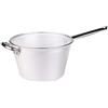 Baldassare Agnelli Pentole Agnelli ALMR65B26 Paiolo Radiante per Polenta con Manico e Maniglia Inox, Argento, 26 cm, 1 Pezzo
