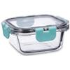Quid Purity Contenitore ermetico in vetro 12 x 12 x 5,8 cm - 31 cl trasparente