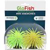 GloFish Ornamento Anemone, Ornamenti dettagliati per Acquario, (2) Mini anemoni, Crea Un Effetto Luminoso