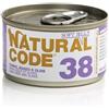 Generico Natural Code Scatoletta Umido Gatto 85gr (N.38 TONNO MANZO OLIVE)