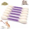 Générique 2026 Cotton Swabs Cat Toys with Catnip 6 Pk Durable Big Kitten Chew Dental Teething Ropes Giant Interactive Felt Kitty Kicker Toy Sticks for Boredom Exercise Play Anxiety Digestive Aid Lover Gift