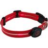 Generico Collare Luminoso per Cani Ricaricabile USB, con LED Monocolore con 3 Modalità di Illuminazione, Regolabile ed Impermeabile (Rosso)