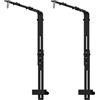 MURYE 2 supporti robusti per luci per acquario, staffe in alluminio regolabili in altezza per apparecchi a LED per pesci e staffa per lampada per acquari stabili