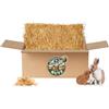 Regionalgut Butz Balle di paglia 14 kg di paglia d'orzo - per conigli, polli, cavie, cavalli, prodotti regionali, qualità premium - Raccolta 2025