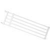 Baoblaze Cancello per Recinzione per Cuccioli Cancello espandibile Cancello per Scale Cancello per Animali Domestici Portatile Montato a Pressione Cancello, Bianco Altezza 24cm