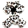 Smalllee_Lucky_Store, pigiama in pile per cani di piccola taglia, con stampa leopardata